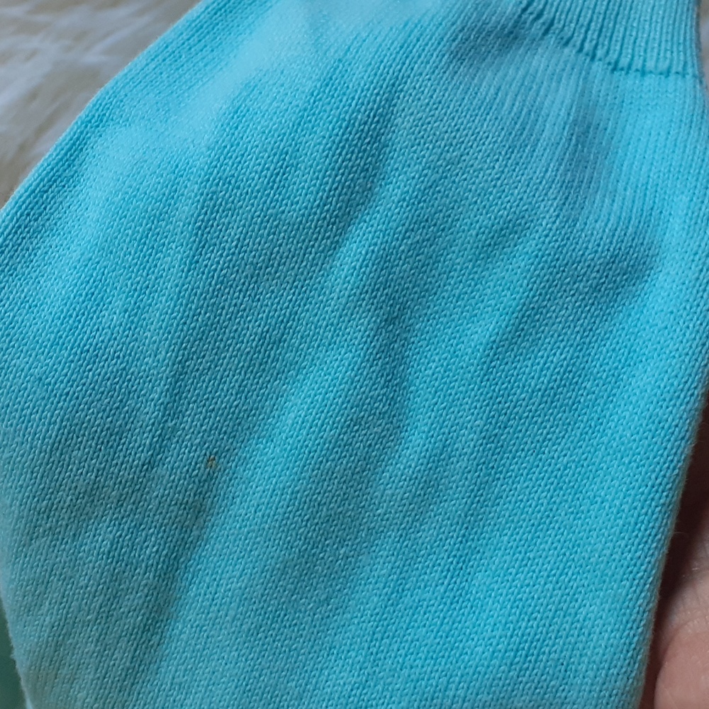 Lilly Pulitzer Aqua Cotton Cardigan Size Petite Medium - Picture 6 of 12